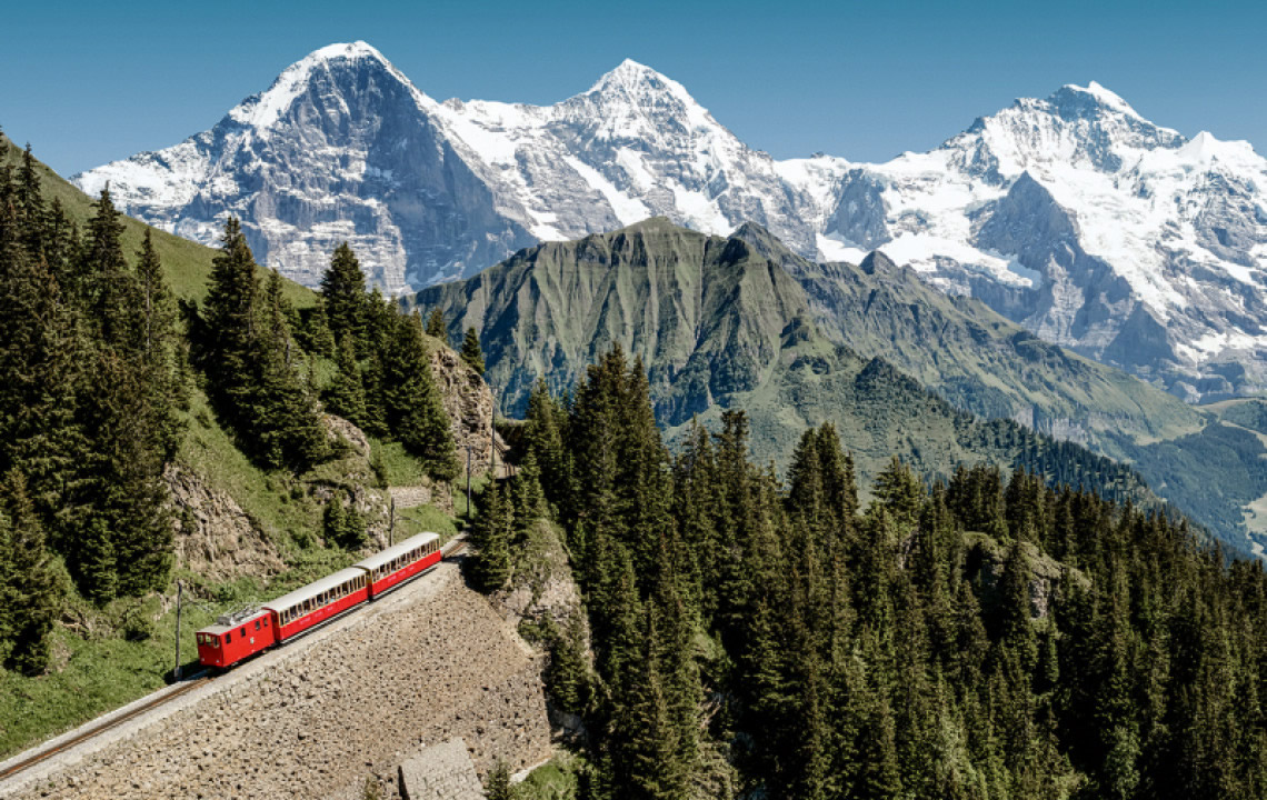 Schynige Platte mit Eiger Mönch und Jungfrau